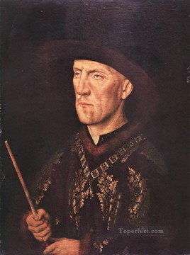 ボードワン・ド・ラノワの肖像 ルネサンス ヤン・ファン・エイク Oil Paintings